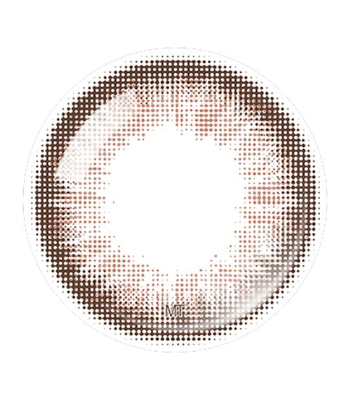 Aida Dark Choco toric colored contact lens