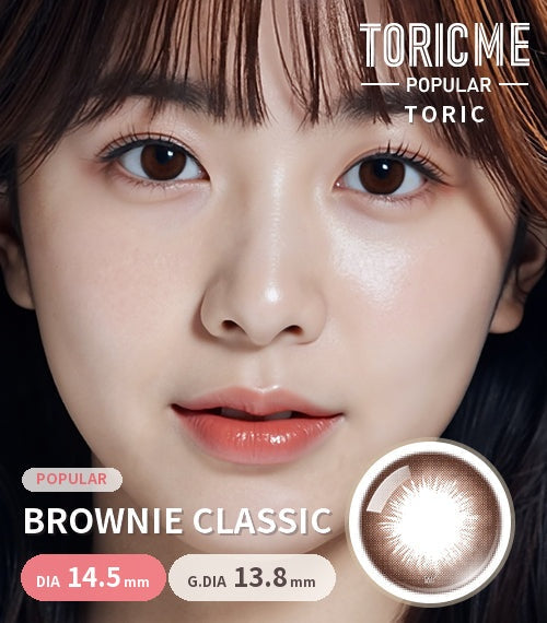 Brownie Classic toric colored contact lens