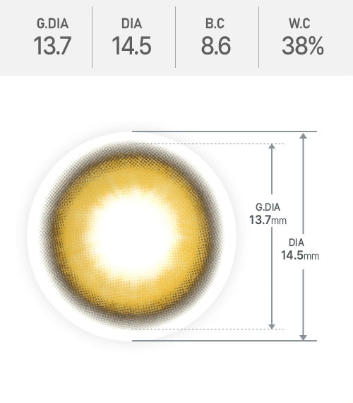 Gleam Dayz Brown lens spec