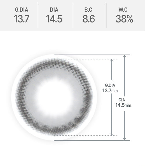 Gleam Dayz Gray lens spec