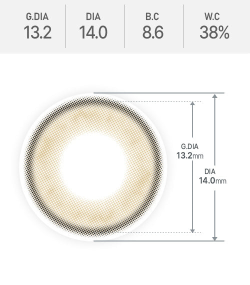 Gleam Haze Brown lens spec