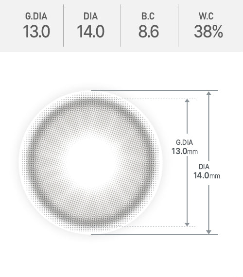 Gleam Muse Black lens spec