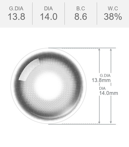 Lunible Big Ash Gray specification