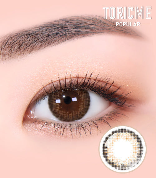 Aida Choco Brown toric colored contact lens