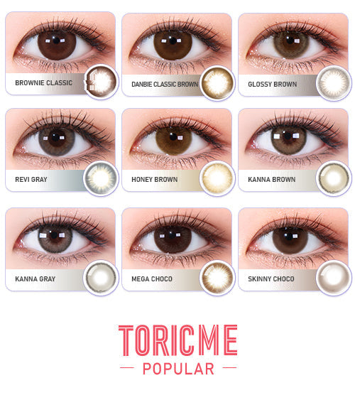 Aida Hazel toric colored contact lens