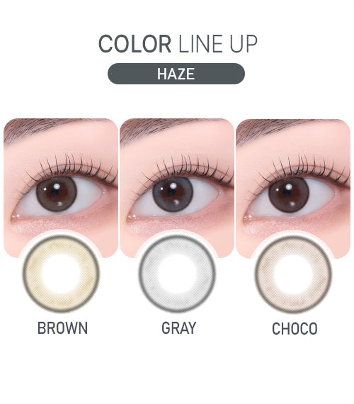 Gleam Haze Choco color line up